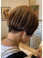 ノート ヘアーサロン(NOTE HAIR SALON) ハンサムshort×アンブレラカラー★グレイヘアをお洒落に楽しむ