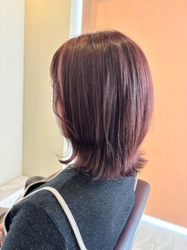 ルセ イノベーション 白岡本店(Ruse innovation) 【8月】外ハネ×ピンクヘアカラー