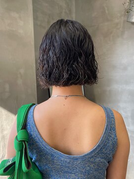 テトヘアー(teto hair) ボブパーマ 黒髪ボブ ミニボブ パーマ