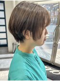 おしゃれレイヤーショート☆透明感ベージュカラー【村山武史】