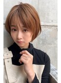 小顔ショート　小顔ヘア