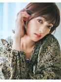 結べる肩上大人ボブ