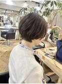 ショートパーマショートカット前髪あり前髪なし20代30代40代