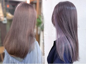 リッカ(RICCA)の写真/ダブルカラー&ブリーチなしでも叶う,あなただけの理想の透明感カラーを[恵比寿/恵比寿駅/髪質改善/学割U24]