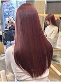 ピンクカラーベージュカラーワインレッドチェリーレッドレイヤー