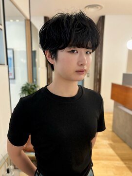 ルアウハク 梅田(LUAU Haku) ・ラウンドマッシュニュアンスパーマ・【担当 タクノ】