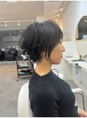 ◇大人可愛い20代30代40代50代前下がりショートボブ丸みショート