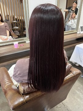 ヘアラボ シロ(Hair lab.Shiro) ワインレッドカラー