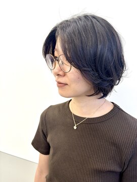 ゴウトゥデイシェアサロン 町田店(GO TODAY SHAiRE SALON) ニュアンスショートボブ/デジタルパーマ