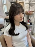 レイヤーカット くびれヘア 顔周りカット【momoka】