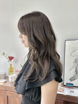 ヘアー アイス 御器所本店(HAIR ICI) 韓国風レイヤーカット◎秋色暖色カラーグレージュ小顔20代