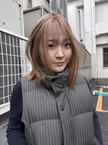 ローグ(Logue)&nbsp;ミルクティーベージュ×ラベンダー