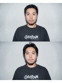 刈り上げないベリーショートツーブロックスパイキーショート