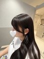 ジーナ 川崎西口(Zina)&nbsp;結んだ時も可愛い顔周りカット◎割れにくいよう調整してます♪