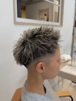 アンソル オブ リシェール(N'SOL of RICHAIR)&nbsp;ジェットツイスト/ホワイトメッシュ/フェード/南越谷