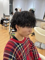 become men's hair 名駅EAST【10月3日 NEW OPEN(予定)】&nbsp;ONE OK ROCK TAKA風スパイラルパーマ　名古屋/栄/名駅