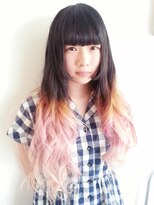 フェリシータ 緑地公園店(felicita)&nbsp;外国人風☆ピンクホワイトグラデーションカラー