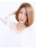 大人可愛いワンレンボブ☆(北澤)