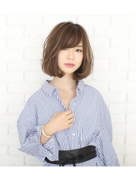 ヘア アンド ビューティー ジーン 鶴ヶ島店(geen) 『geen』3Dハイライト×フェアリーボブ