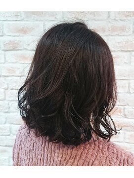 サンクチュアリー 千里山(Sanctuary) あざと可愛い魅力を放つナチュラルな肩上ミディ◎30代40代50代