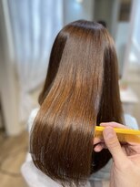 ブレスヘアーデザイン(BLESS HAIR DESIGN)&nbsp;自然で柔らかな仕上がりの美革ストレート（縮毛矯正）