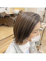 ルシード スタイル レクラ 栄生店(L'UCIDO STYLE L'eclat) オレンジ味消しカラー