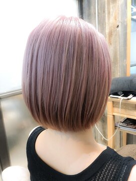 エストリア 栄店(ESTREA) ピンクベージュボブ