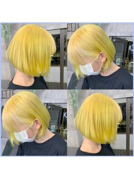 パレット 町田店(PALETTE) ペールイエローボブ