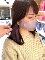 ミーナ バイ アーバン(Meena by urban.)&nbsp;【ANNEXハザマ】イヤリングカラー×モーヴパープル