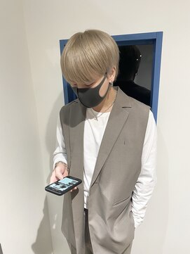 ベルマスガ(bell_masuga) メンズミルクティーカラー