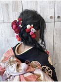 成人式ヘアセット☆
