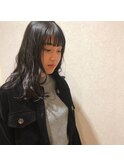 ロングウェーブ 艶カラー 髪質改善トリートメント
