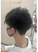 メンズパーマ+カット