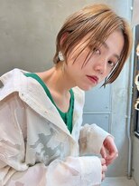 ロイジー(roijir) 表参道roijir 耳掛けセンターパート×透明感カラー