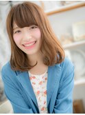 ベビーバング暖色系カラーくせ毛風ストカールc5越谷20代30代40代
