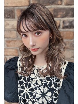 クーエフー(coo et fuu) 10代20代30代40代50代 前髪　ウルフヘアー　セミロング　藤沢