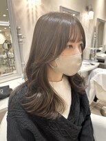 ザックラフィネ(ZACC raffine)&nbsp;オリーブベージュ/オリーブグレージュ/韓国風/くびれヘア