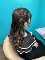 リエラ 新宿(RIERA)&nbsp;髪リボンハーフツイン