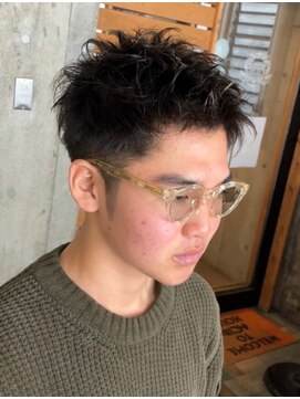 ヘアカロン 熊本本店(Hair CALON) メンズカットスパイキーショートツーブロック