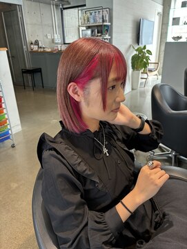 バルバオ サロンドベレーザ 大須(BALBAO salon de belleza) *ピンクベージュ×インナーピンク*