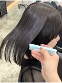 縮毛矯正 髪質改善 ボブ 切りっぱなしボブ 美髪 表参道 艶髪