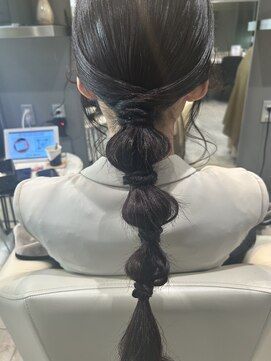 ヒスイバイケンジ(hisui by KENJE) 玉ねぎヘアアレンジ☆