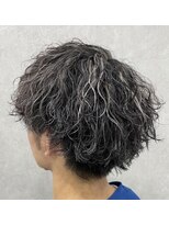 フリーダム(freedom) メンズカット+パーマ+カラー