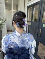 ラグ バイ シゲルカットクラブ 神田久志本店(lag)&nbsp;浴衣ヘアアレンジ♪
