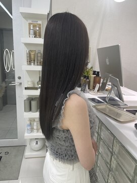 ガガ 心斎橋(GAGA) 韓国/ハイトーンカラー/ワンホンヘア/レイヤーカット/髪質改善