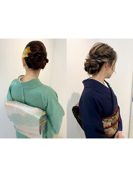 祭りの浴衣・振袖・訪問着はプロにお任せ★経験豊富なスタッフが特別な日のあなたを華やかにします！