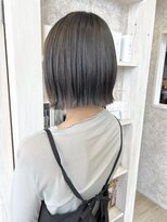 キャアリー(Caary)&nbsp;福山Caary切りっぱなしナチュラルストレートボブ縮毛矯正20代