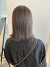 【透明感のあるヘアカラー】透明感カラー＋極上トリートメント
