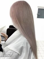 ルシア 京都四条河原町烏丸(LuciA) ケアブリーチ×ペールピンク【レミー100%/54cm】エクステ