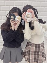 2人で可愛いふわふわわんこヘア＊まゆ